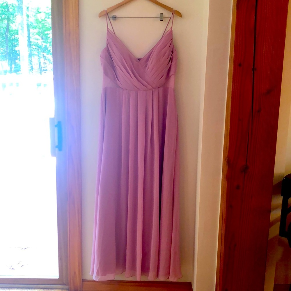 Pink formal gown, size 20, runs small